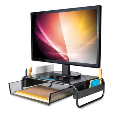 Allsop® Metal Art Organizer 5 Monitor, 18" X 11.8" X 5.1", Black, Supports 30 Lbs freeshipping - TVN Wholesale